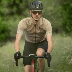 GripGrab EXPLR Merinotech Fietsshirt Korte Mouwen Heren - Beige