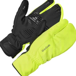 GripGrab RIDE Deep Winter Lobster Winddichte Handschoenen - Yellow hi-vis