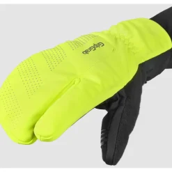 GripGrab RIDE Deep Winter Lobster Winddichte Handschoenen - Yellow hi-vis