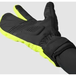 GripGrab RIDE Deep Winter Lobster Winddichte Handschoenen - Yellow hi-vis