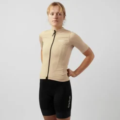 GripGrab RIDE Fietsshirt Korte Mouwen voor Dames - Beige