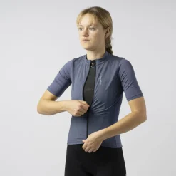 GripGrab RIDE Fietsshirt Korte Mouwen voor Dames - Navy Blue