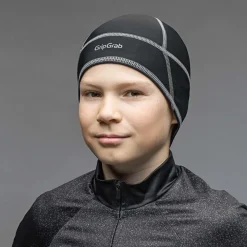 GripGrab Thermal Onderhelm Kinderen - Zwart