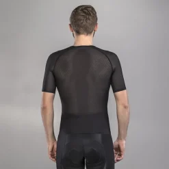 GripGrab Ultralight Mesh Onderhemd met Korte Mouwen Heren - Zwart