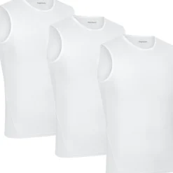 GripGrab Ultralight Mesh Hemd zonder Mouwen Heren - Set van 3 - Wit