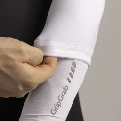GripGrab UV Protect Armwarmers - Wit