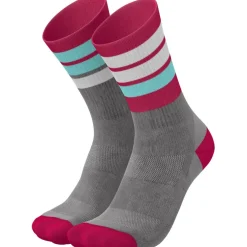 INCYLENCE Merino Strive Sokken - Light Grey Sky Blue