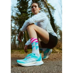 INCYLENCE Ultralight Elements Sokken - Wit Blauw Roze