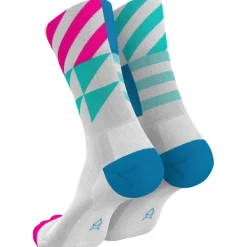 INCYLENCE Ultralight Elements Sokken - Wit Blauw Roze