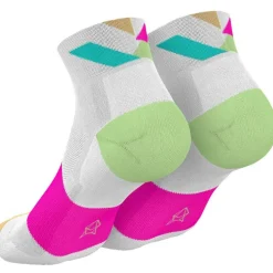 INCYLENCE Ultralight Strikes Short Sokken - Wit Roze