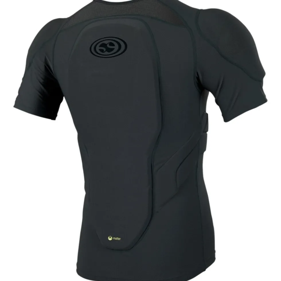 iXS Carve Fietsshirt met Protector Kinderen - grijs