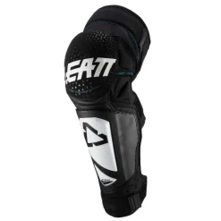 Leatt 3DF Hybrid EXT knie/scheenbeschermers - white/black