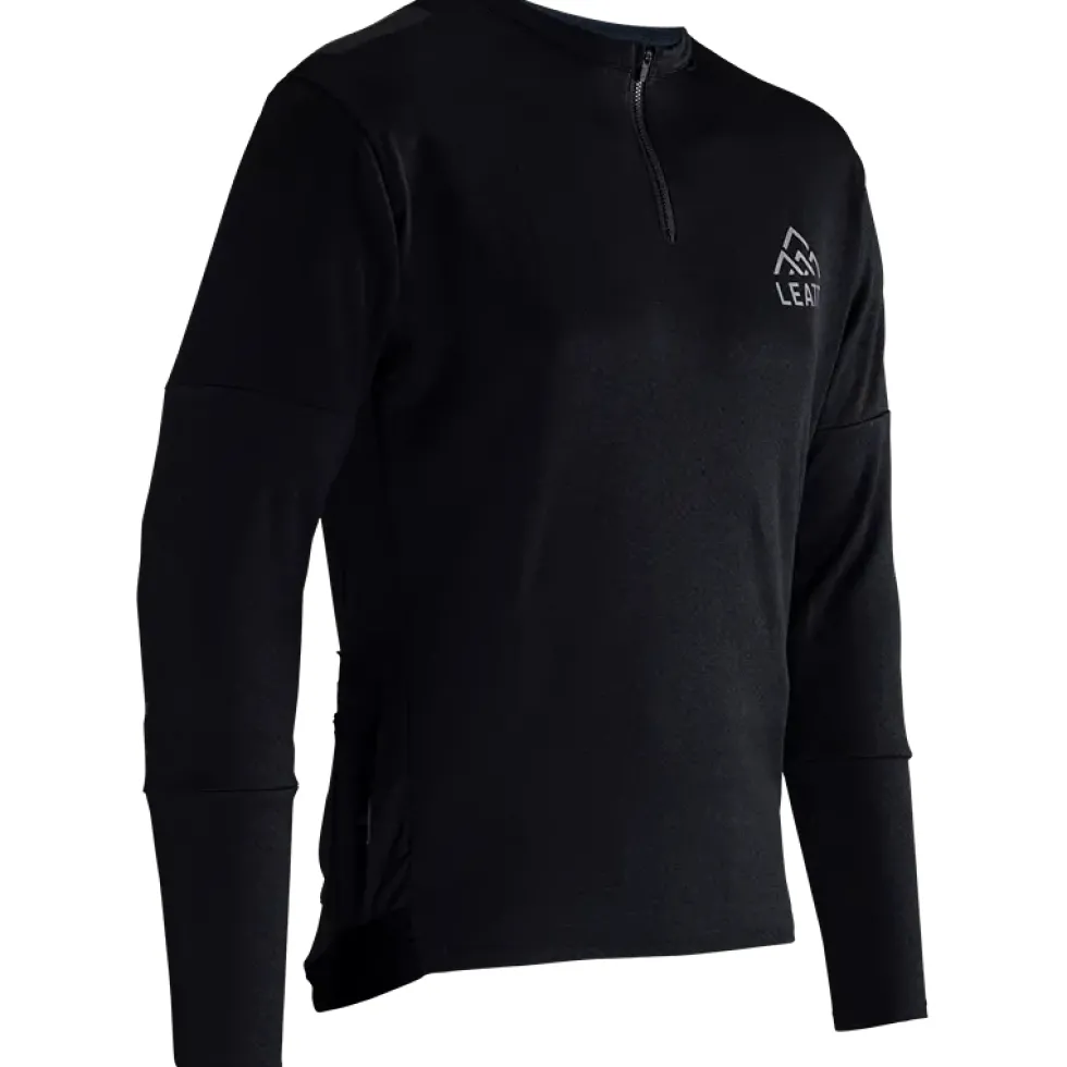 Leatt MTB Trail 4.0 Shirt met Lange Mouwen Heren - zwart