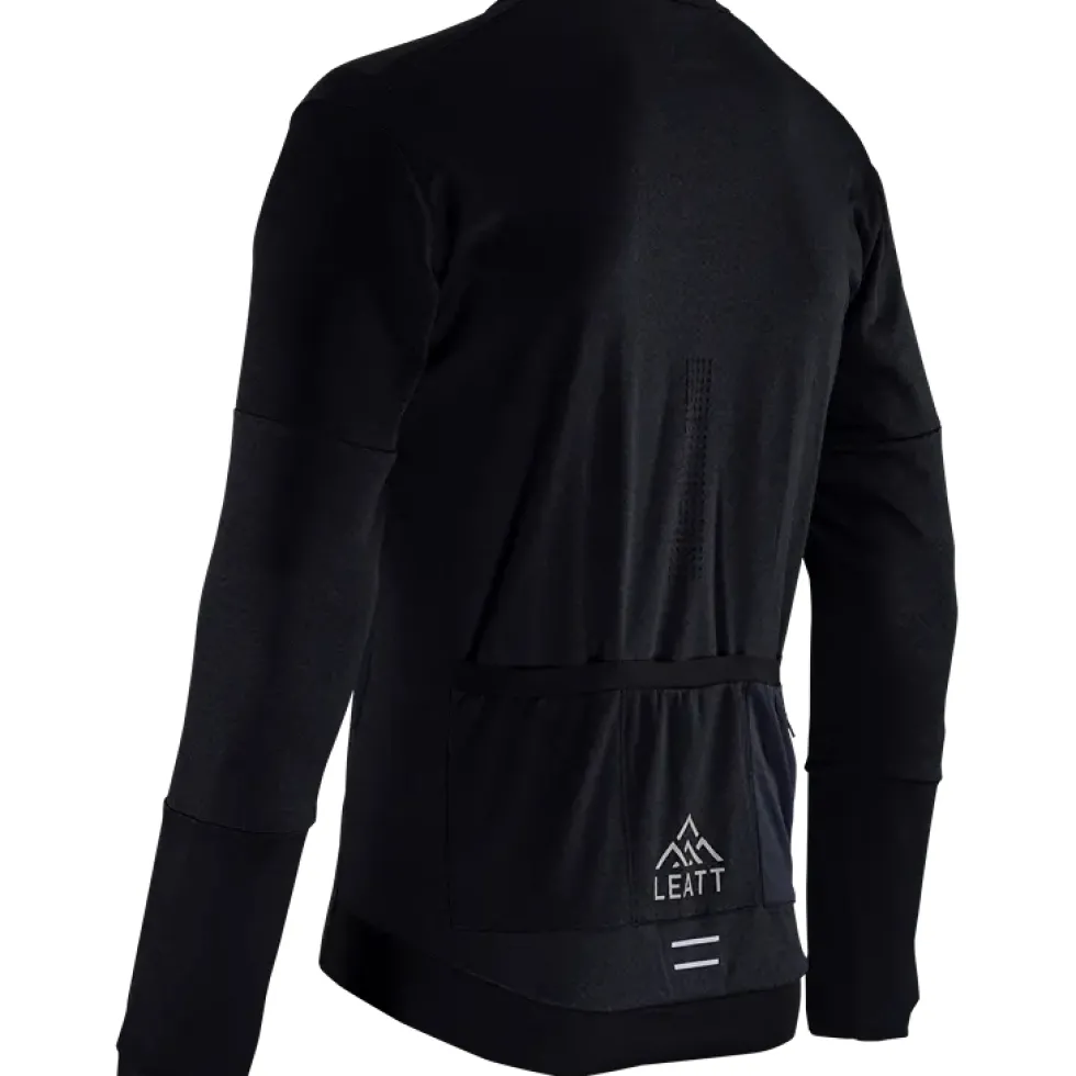 Leatt MTB Trail 4.0 Shirt met Lange Mouwen Heren - zwart