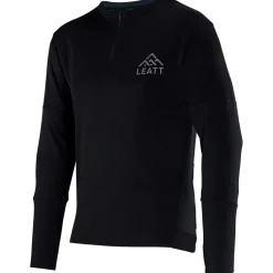 Leatt MTB Trail 4.0 Shirt met Lange Mouwen Heren - zwart
