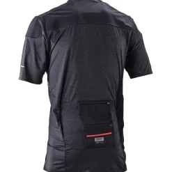 Leatt Trail 6.0 Cargo MTB Shirt Heren - ghost black