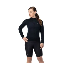 7mesh Ashlu Merino Shirt met Lange Mouwen Dames - Zwart