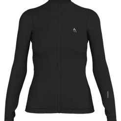 7mesh Ashlu Merino Shirt met Lange Mouwen Dames - Zwart