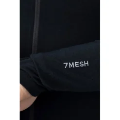 7mesh Ashlu Merino Shirt met Lange Mouwen Dames - Zwart