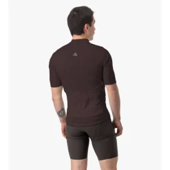 7mesh Ashlu Merino Shirt met Korte Mouwen Heren - Dark Chocolate