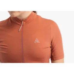 7mesh Ashlu Merino Shirt met Korte Mouwen Dames - Autumn Rose