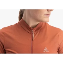 7mesh Ashlu Merino Shirt met Korte Mouwen Dames - Autumn Rose