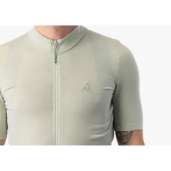 7mesh Ashlu Merino Shirt met Korte Mouwen Heren - Frost