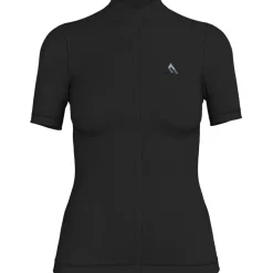 7mesh Ashlu Merino Shirt met Korte Mouwen Dames - Zwart