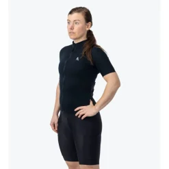7mesh Ashlu Merino Shirt met Korte Mouwen Dames - Zwart