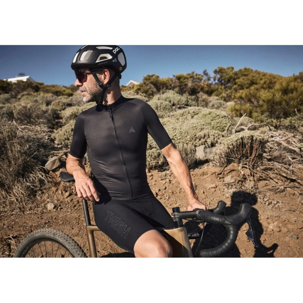 7mesh Atlas Shirt met Korte Mouwen Heren - Zwart