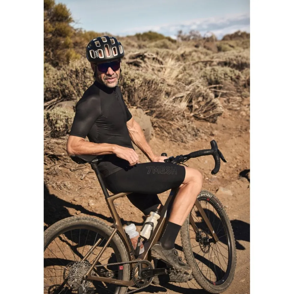 7mesh Atlas Shirt met Korte Mouwen Heren - Zwart