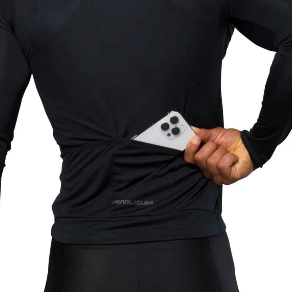 PEARL iZUMi Attack Fietsshirt met lange mouwen Heren 11122403 - zwart - 021