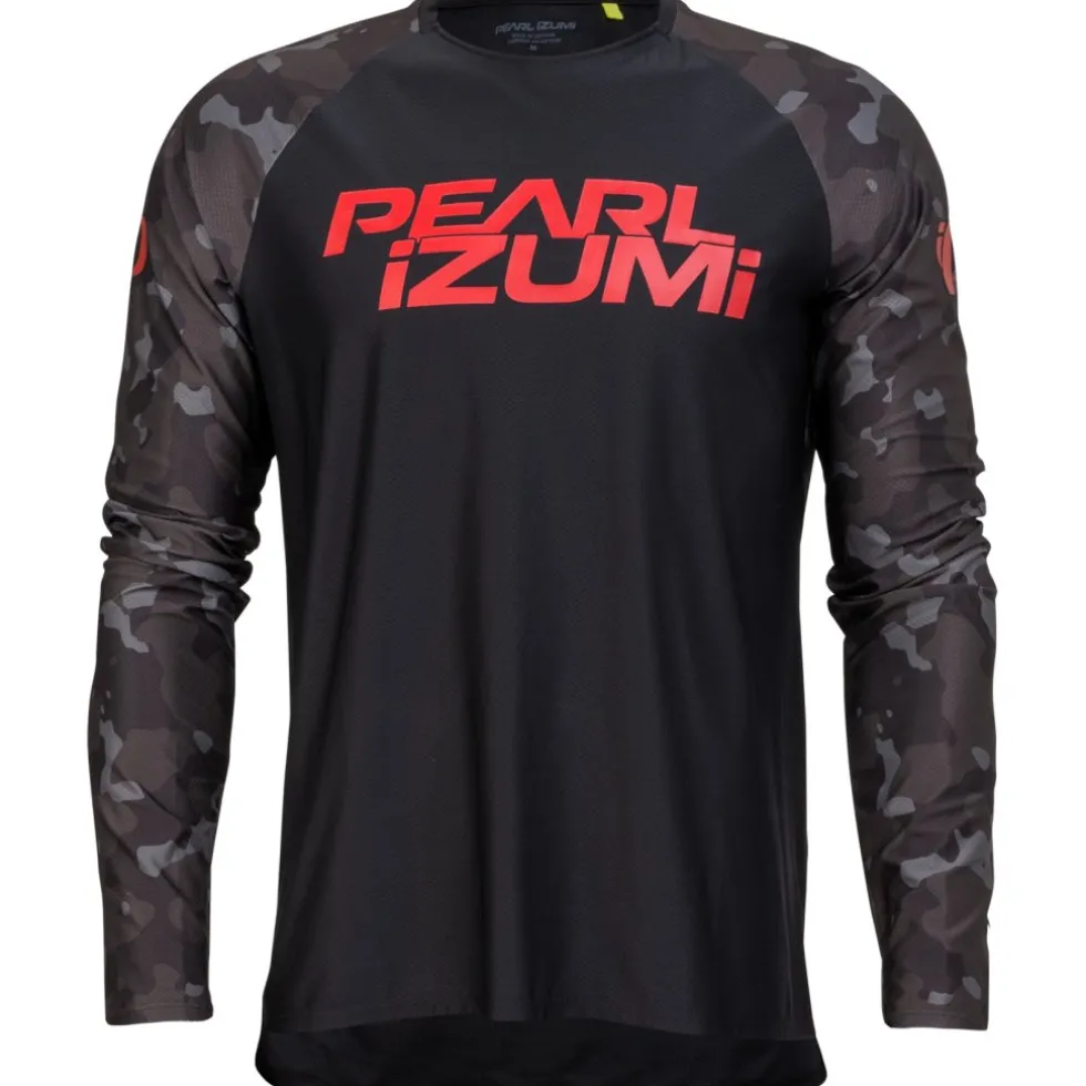 PEARL iZUMi Elevate Shirt met Lange Mouwen Heren 19122203 - black camo - AAR