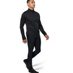 PEARL iZUMi Quest Thermal Shirt met Lange Mouwen Heren 11122305 - zwart - 021