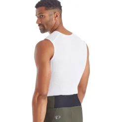 PEARL iZUMi Transfer Mesh Sleeveless Baselayer Heren 11122106 - wit - 508