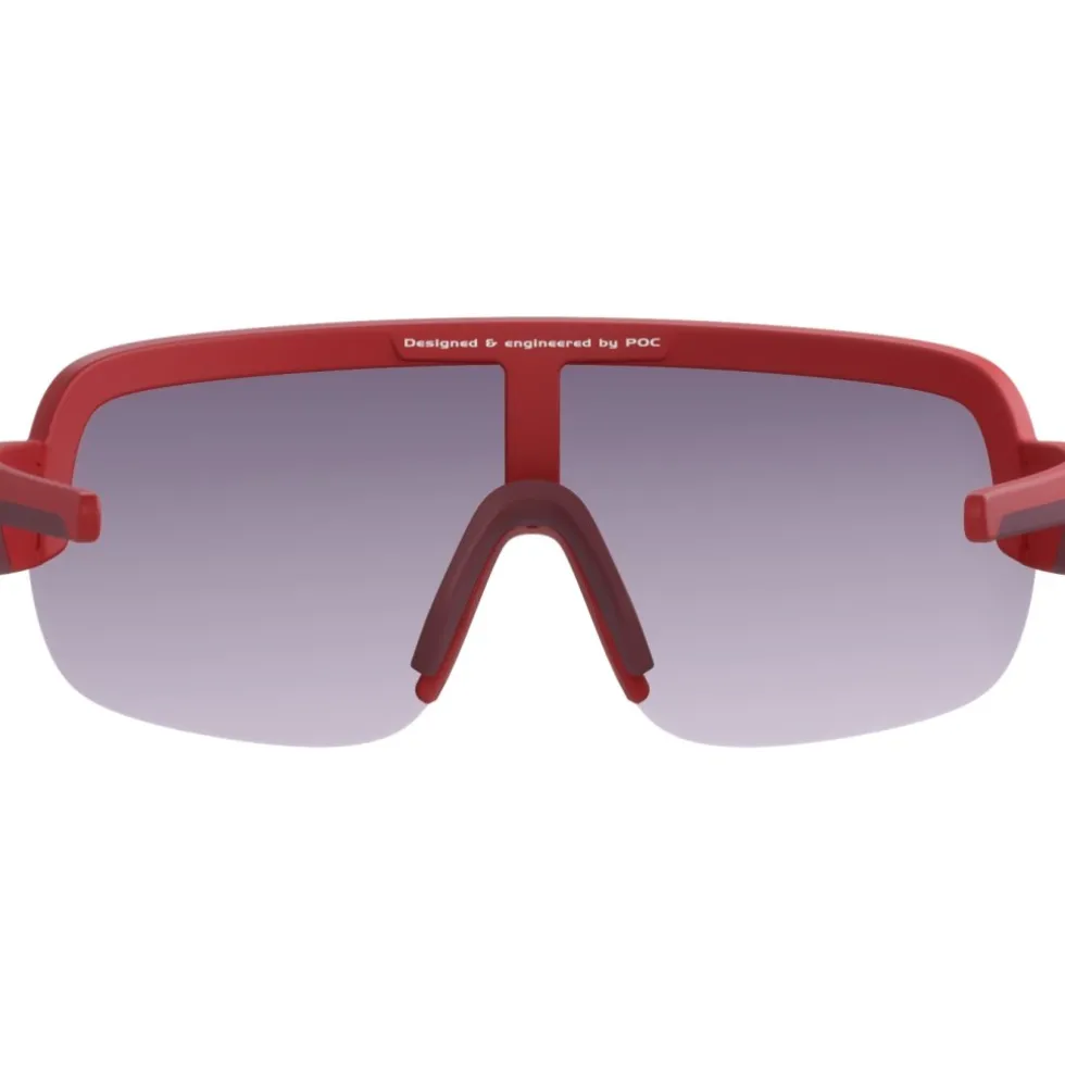 POC Aim Bril - Prismane Red - Clarity Road/Sunny Silver