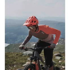 POC Kortal Race MIPS Helm - 8375 Fluorescent Orange AVIP/Uranium Black Matt
