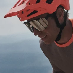 POC Kortal Race MIPS Helm - 8375 Fluorescent Orange AVIP/Uranium Black Matt