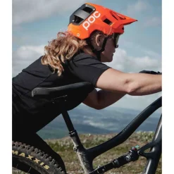 POC Kortal Race MIPS Helm - 8375 Fluorescent Orange AVIP/Uranium Black Matt