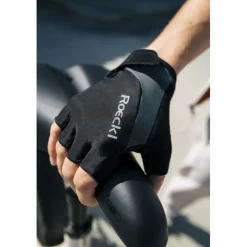 Roeckl Sports Basel 2 Fietshandschoenen - zwart/wit 9100