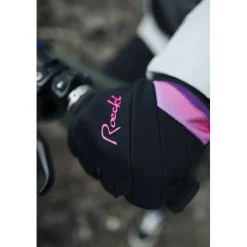 Roeckl Sports Waldau 2 Fietshandschoenen Damen - black/bubblegum 9304