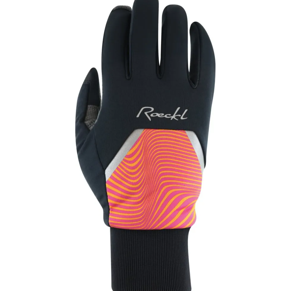 Roeckl Sports Wirsberg Fietshandschoenen Dames - zwart/oranje 9250