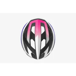 Rudy Project Rebel Helm - Pearl Metal/Pink/Cyber Blue - Shiny