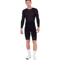 Santini Adapt Shell Fietsshort met Bretels Heren SP1071GITADAPTSHEL - zwart NE