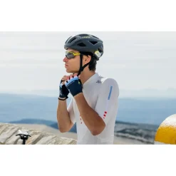 Santini Maillot Jaune M.Ventoux Handschoenen met Korte Vingers - Tour de France邃