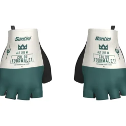 Santini Mj Col Du Tourmalet handschoenen met korte vingers - Tour de France邃