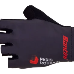 Santini Paris-Roubaix Handschoenen met korte vingers RE367CLPAVES - black NE