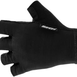 Santini Tact Handschoenen met Korte Vingers SP365CLTACT - zwart NE