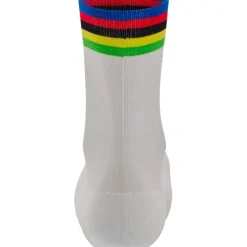 Santini UCI Official World Champion Fietssokken RE652HPWC - wit BI