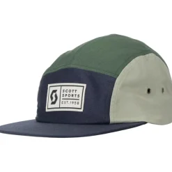 SCOTT 5-Panels Kap - dark blue/spray grey